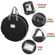 Primode Heavy Duty Wreath Storage Bag, 24 Inch, Black