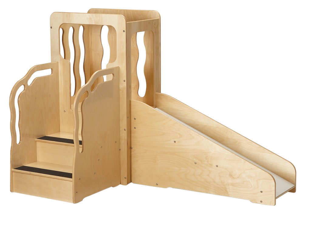 Mini Loft by Jonti-Craft – 44" High X 64" Wide X 37.5" Deep, Wood, Natural Wood, Model 9758JC