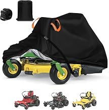 Zero Turn Mower Cover for Dixie Chopper Zee 2 42" 2025–2026, Heavy Duty Lawn Mower Covers for Outdoor Storage, Water Resistant Windproof Protector with Storage Bag