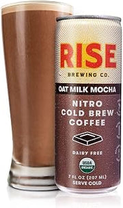 RISE Brewing Co. Rise Brewing Co, Coffee Nitro Cold Brew Mocha Latte Organic, 7 Fl Oz