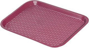 G.E.T. FT-14-BU BPA-Free Cafeteria / Fast Food Tray, 14" x 10.75", Burgundy (Set of 12)