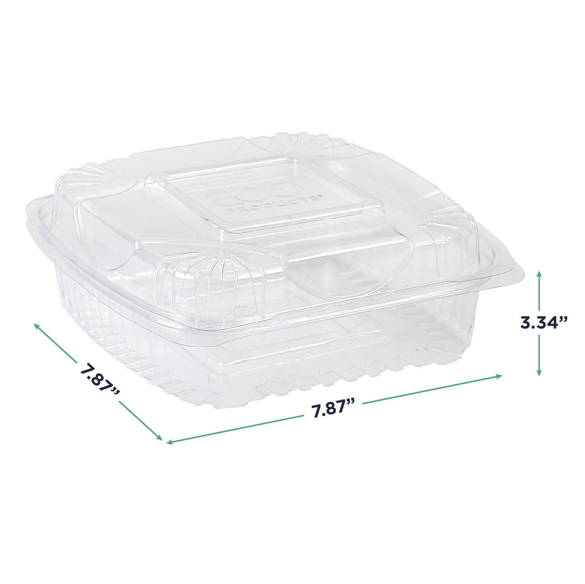 ECO PRODUCTS 8"x8" / Clear / Green Products Cups