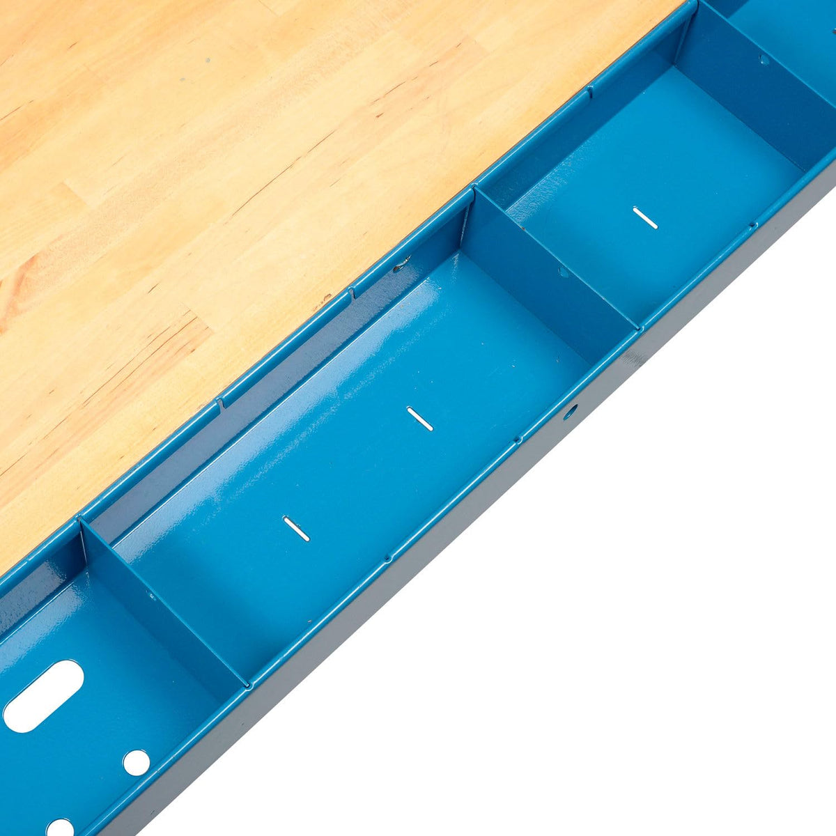 60"W Workbench Tool Organizer and Sorting Tray by Global Industrial – Steel, Blue, Model 319350