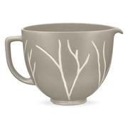 ® 5 Quart Bare Leaves Ceramic Bowl by KitchenAid – 5 Quart, Ceramic, Bare Leaves, Model KSM2CB5BL