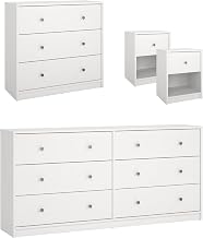 Tvilum Portland White 4-Piece Bedroom Set