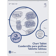 ® Chart Tablet by Pacon – 24"x32", Chart Paper, White, Model PAC74610