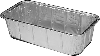Handi-Foil 2 lb. Aluminum Foil Loaf Pan - Disposable Bread Containers (Pack of 25)