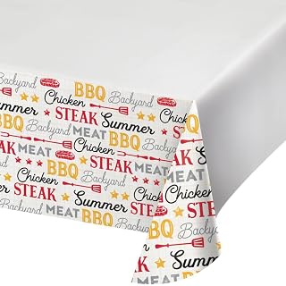 Creative Converting 369831 Tablecover, 54" x 102", Multicolor