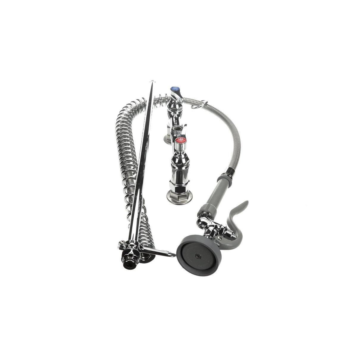 Pre-Rinse Unit with Spring Action Gooseneck by T&S Brass – Brass, Model B-0123