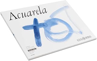 Canson Guarro Acuarela Glued Pad 1 Side Watercolour Paper Fine Grain 240 g 20 Sheets White Fine Grain 23 x 32,5 cm White