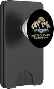 North Cascades National Parks Mountain Sunset Merch Sunrise PopSockets PopWallet for MagSafe