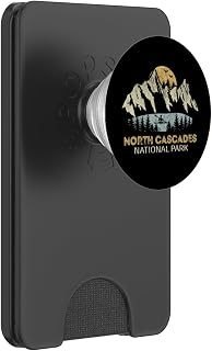 North Cascades National Parks Mountain Sunset Merch Sunrise PopSockets PopWallet for MagSafe