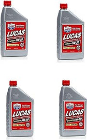 Lucas Oil 10049 Case of 4 SAE 5W-30 Synthetic Motor Oil 1 Quart Bottle