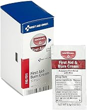 First Aid Only FAE-7011 SmartCompliance Refill Burn Cream Packets, 10 Count