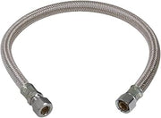 BrassCraft Brass Craft (B1-20KC F) F 3/8-Inch Comp by 3/8-Inch OD Comp Brass Craft B1-20KCF Faucet Connector, White