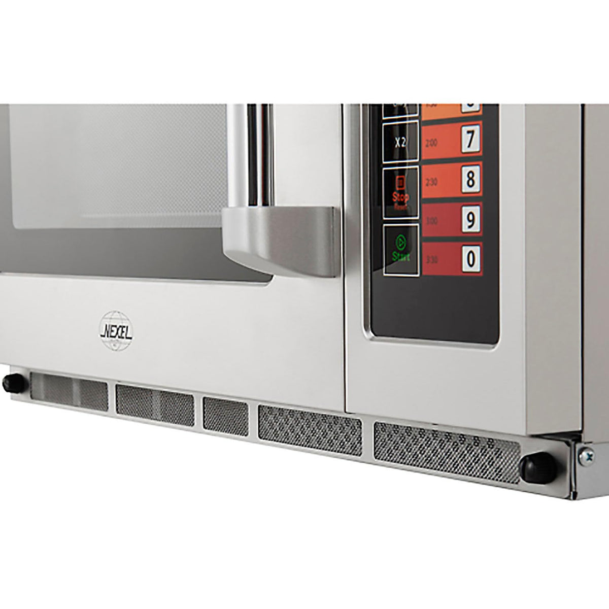 Nexel Commercial Microwave 1.2 Cu. Ft. 1200W Keypad Control - 1 Each by Global Industrial – Silver, Model 243325