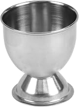 Thunder Group SLEC001 Egg Cup, 2" x 2-1/8"H, Rolled Edge, Footed Base, Stainless Steel, Mirror Finish, Pack of 12