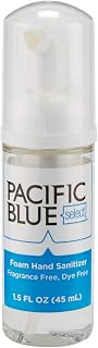 Georgia-Pacific Pacific Blue Select Personal Size Foam Hand Sanitizer by GP PRO, Dye and Fragrance Free, 48003, 45 mL Per Bottle, 24 Bottles Per Case, Clear