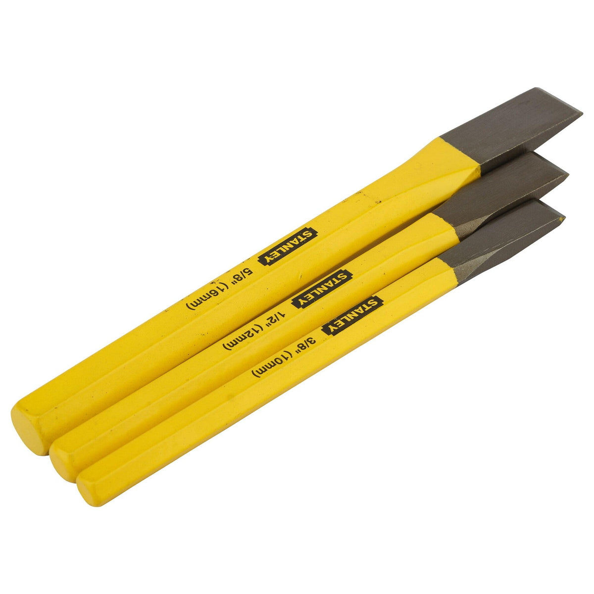 Punch & Cold Chisel 12 Pc. Set by STANLEY – One Size, Blend, Black, Yellow, Model 16-299