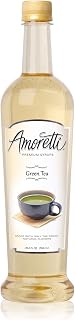 Amoretti Premium Syrup, Green Tea, 25.4 Ounce (Pack of 12)