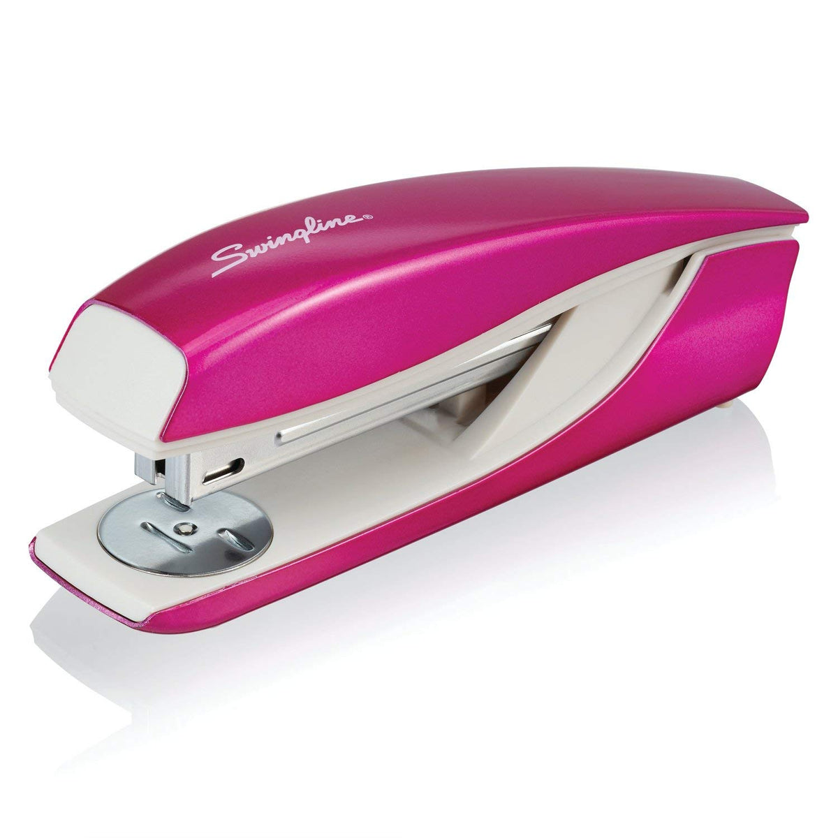Stapler, NeXXt Series Wow, Desktop Stapler, 40 Sheet Capacity, Pink () by Swingline – Metal, Pink, Model 55047023