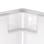 Winco 18" x 26" x 6" / 6" Deep / White Containers