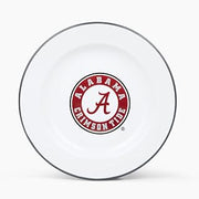 Crow Canyon Home University of Alabama (UA) Crimson Tide Enamelware Dinner Plates (Set of 4)