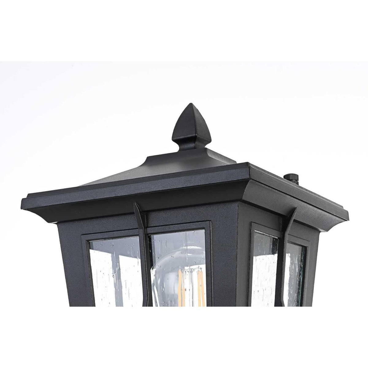 One Light Outdoor Post Mount Black by Bodine – Black