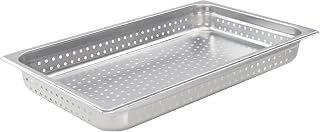 Winco 11.8 qt Full Size Silver Stainless Steel Steam Table Pan (Set of 12)