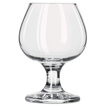 5 1/2 oz Embassy Brandy Glass - Safedge Rim & Foot Guarantee by Libbey – S, 0.35 liters, Glass, Clear, Pack of 12