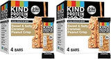 KIND Protein MAX Sweet & Salty Caramel Peanut Crisp Snack Bars, 20g ofProtein, Keto Friendly, 1g ofSugar Per Bar, Gluten Free, 4 Count Box (Pack of 8)
