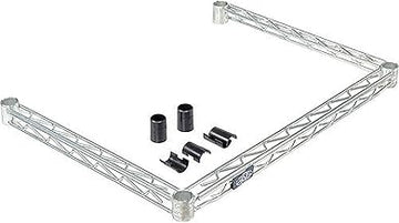 36W X 18D Poly-Z-Brite Three-Sided Wire Frame
