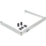 36W X 18D Poly-Z-Brite Three-Sided Wire Frame by Nexel – 1, Alloy Steel, Poly-z-brite, Model WF1836Z
