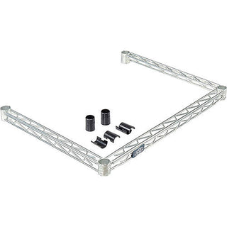 36W X 18D Poly-Z-Brite Three-Sided Wire Frame by Nexel – 1, Alloy Steel, Poly-z-brite, Model WF1836Z