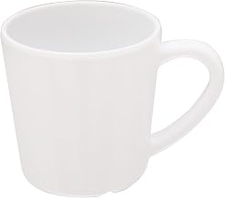 Thunder Group Color White melamine dinnerware collection 3.125 inch mug/cup - 7 oz, comes in dozen