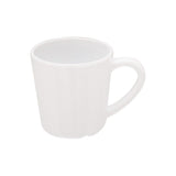 Color White melamine dinnerware collection 3.125 inch mug/cup - 7 oz by Thunder Group – 7 ounce, 7.0 fluid_ounces, Melamine, White, Pack of 12