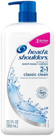 Head & Shoulders 32.1 Fl Oz (Pack of 1) / Green Apple / 1 2-in-1 Shampoo & Conditioner