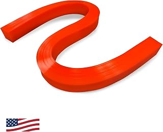 Quick Dam Insta-Dam, Instant Flexible Indoor Flood Dam, 2in High x 4ft Long, Orange