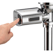 Automatic Sensor Retrofit Kit with Mechanical Override for Toilet/Urinal by Global Industrial – Metal, Silver, Model 270314