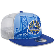 SF San Francisco Bay 9FIFTY A-Frame 2025 All-Star Game Golden Gate Snapback Cap by New Era – Cotton, Polyester, White, Royal, Model 60652368