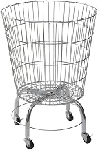 HUBERT Dump Bin Round Chrome Wire - 21 1/2"Dia x 24 1/2"H
