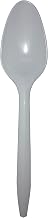 E175002 Empress Medium Weight Teaspoon Polypro White, Dense Pack 1000 / cs