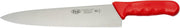 Winco 10" Red Chef's Commercial-Grade Knife