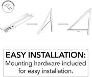 Stock Your Home White / 1 Rack / 1 Coat Hangers