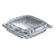 DCCC89PST1 - Cont Med 1 Compartment 8 1/4x8 1/4x2 by DART – 8 1/4x8 1/4x2, 125.0 liters, Clear, Model 35643