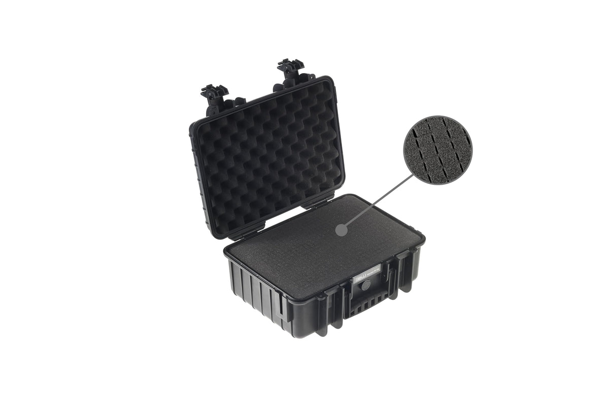 B&W International Black / 4000/B/SI / Pre-cut Foam Camera Cases