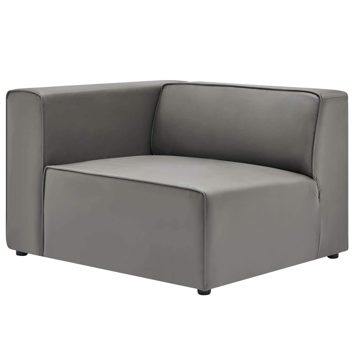Modway Grey / Left-Arm Chair / 1 Sofas & Couches