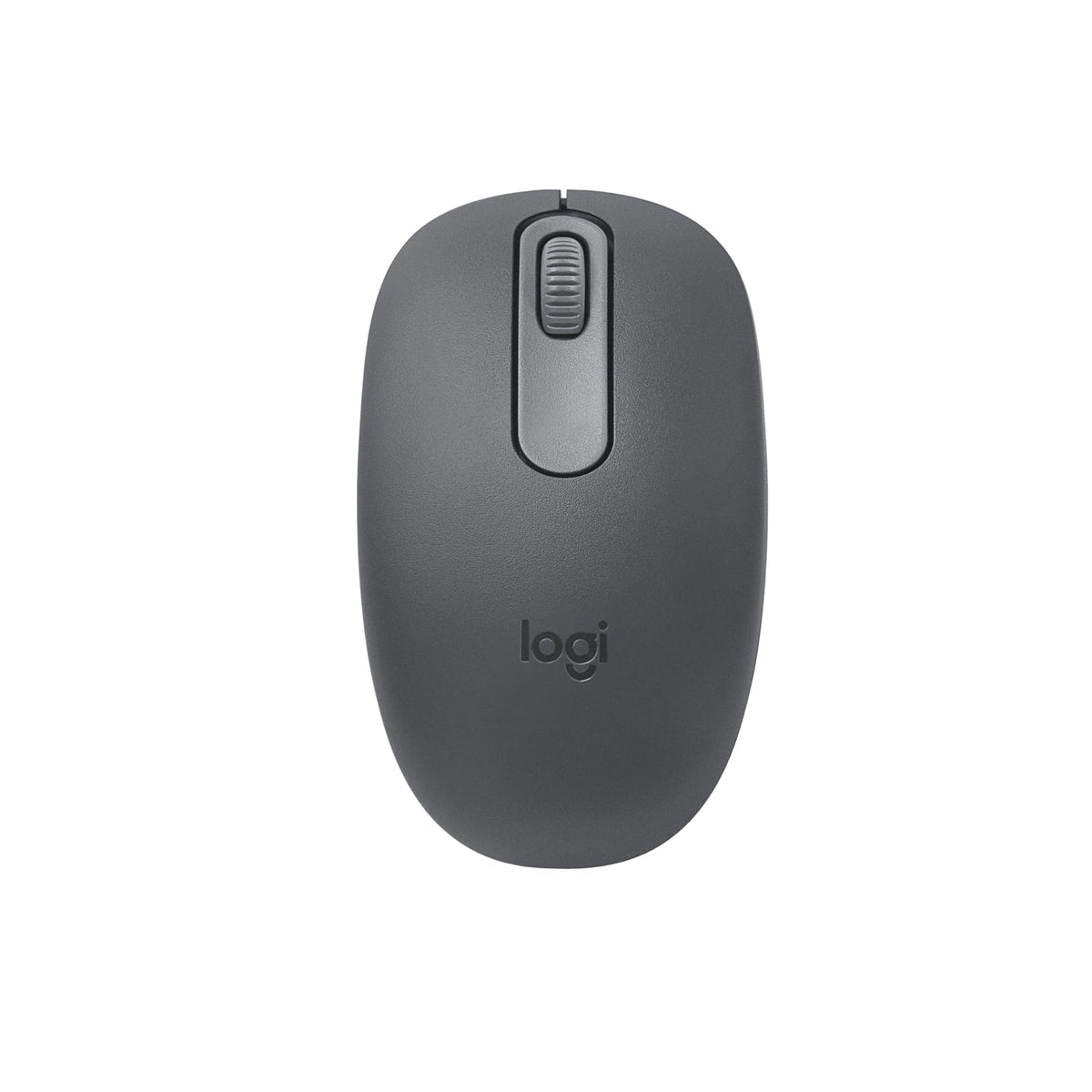M196 Mouse by Logitech – 3.9" x 2.4" x 1.5", Recycled Plastic, Graphite, Model 910-007456