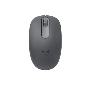 M196 Mouse by Logitech – 3.9" x 2.4" x 1.5", Recycled Plastic, Graphite, Model 910-007456