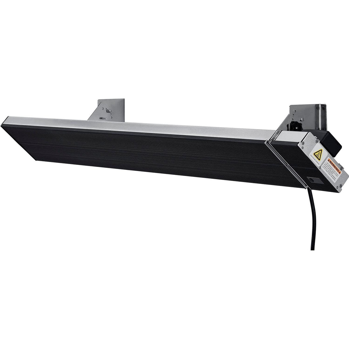 Infrared Patio Heater With Remote by Global Industrial – Aluminum, Black, Model SOLE